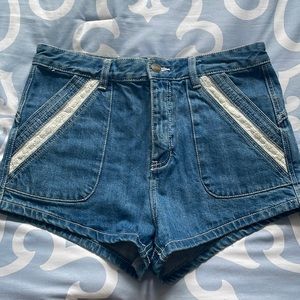 Free People Denim Shorts